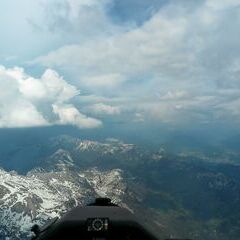 Flugwegposition um 13:55:35: Aufgenommen in der Nähe von Admont, Österreich in 1621 Meter